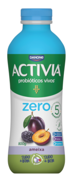 Activia Zero Lactose Ameixa - 800g